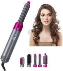 Sheladiya Electric Professional 5 in 1 Hair Dryer Hair Volumizer Curler Straightener Electric Hair Curler