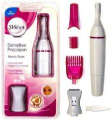 Simxen Sensitive Touch Electric Trimmer for Women Eyebrow Bikini Trimmer Cordless Trimmer for Women