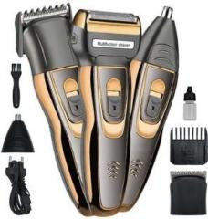 Sunna GM 595 Runtime: 60 min 3 in 1 Multipurpose Beard, Nose, Ear, hair trimmer & Shaver zero machine grooming kit for Men & Women Trimmer 60 min Runtime 4 Length Settings