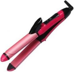 Triangle Ant 2 in 1 Ceramic Plate Essential Combo Beauty Set of Hair Straightener and Plus Curler hair curler for women Hair Curler