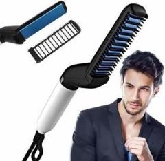 Unitradex Hair Styler for Men Electric Beard Straightener Massage Hair Styler for Men Premium Electric Beard/Hair Straightener Care Comb Multifunctional Curly Hair Styler Beard Styler for Men Hair Styler