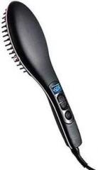 Utkrishta Villa 2 in 1 Straight Ceramic Hair Straightener, Curler and Styler Comb Brush for Women DigitalFast Brush Magic Hair Straightener Brush Hair Straightener