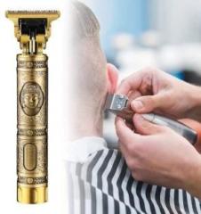Vedrid Golden Metal Body Professional Rechargeable Men Cordless Hair Clipper Trimmer 120 min Runtime 4 Length Settings