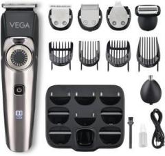 Vega 9 in 1 Pro Multi Grooming Trimmer for Men, Trimmer 150 min Runtime 40 Length Settings