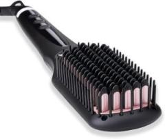 Vega Black Shine Hair Straightening Brush for Women VHSB 04 Hair Straightener Brush