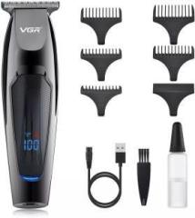 Vgr V 070 Digital LED Display Professional hair trimmer for men cordless zero cutting hair trimmer 120 min Runtime 4 Length Settings