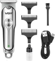 Vgr V 071 Hair Clipper Electric USB Charging Stainless Steel Blade Multiple Limit Combs Trimmer 150 min Runtime 4 Length Settings