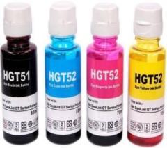 Ang For HP Ink Tank 310, 315, 319, 410, 415, 419 GT5810, GT5820 Ink Bottle Black + Tri Color Combo Pack Ink Bottle