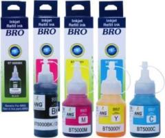Ang Refill Ink for Brother DCP T310, T300, T510, T500, T910, T710, T400W, T450W, T300W, T800W, T700, T810, J100 Printer B/C/Y/M Brother Ink Bottle Black + Tri Color Combo Pack Ink Bottle