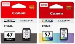 Canon 47 & 57 Small [SET OF 2] Tri Color Ink Cartridge