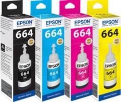 Epson T664 Series For Epson L 120 L220 L360 Tri Color Ink Cartridge