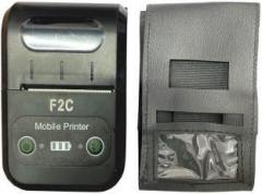F2c Mobile Bluetooth Printer with Cover Case Thermal Receipt Printer
