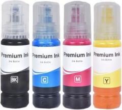 Good One 001 / 003 Ink For Epson L3110, L3100, L3115, L4150, L5190, L6160, L6170 Black + Tri Color Combo Pack Ink Bottle