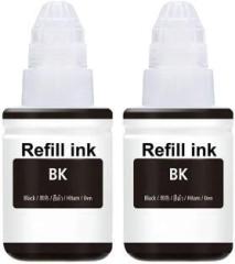 Good One Ink For Canon G Series GI 790 G1000, G1010, G1100, G2000, G2002, G2010, G2012, G2100, G3000, G3010, G3012, G3100, G4000, G4010, G1900, G2900, G3900, G1800, G2800, G3800 Black Twin Pack Ink Bottle