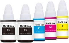 Greenberri Ink for Canon GI790 G1000, G1010, G1100, G2000, G2002, G2010, G2012, G2100, G3000, G3010, G3012, G3100, G4000, G4010 Black + Tri Color Combo Pack Ink Bottle