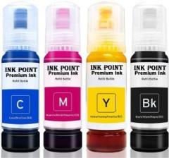 Inkpoint Refill Ink High Quality 003/001 Ink for Epson L3110 L3150 L4150 L4160 L5190 Black + Tri Color Combo Pack Ink Bottle