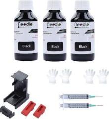 Needle 100ml KKK Cartridge Ink Refill Suction Tool Kit for HP, Canon Cartridge Printers Black Ink Bottle