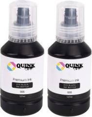 Quink 005 Refill Ink for Epson M1100, M1140, M1170, M2140, M2170, M3140, M3180 Black Ink Bottle