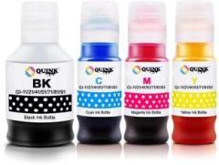 Quink GI71 Refill Ink for Canon Pixma G2020, G2021, G2060, G3020, G3021, G1020GI71 Black + Tri Color Combo Pack Ink Bottle