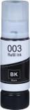 Quink INK FOR EPSON 001/003 L3110, L3100, L3101, L3115, L3116, L3150, L3151, L3152 Black Ink Bottle