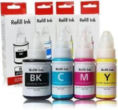 R C Print Canon G Series GI 790 Ink Compatible Canon PIXMA G1000, G1010, G1100, G2000, G2002, G2010, G2012, G2100, G3000, G3010, G3012, G3100, G4000, G4010 Black + Tri Color Combo Pack Ink Bottle