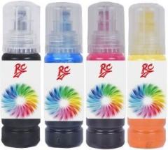 R C Print Compatible ink for EPSON 001 003 L5190, L3150, L3110, L1110, L4150, L6170, L4160, L6190 Black + Tri Color Combo Pack Ink Bottle