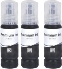 R C Print INK REFILL 001/003 Compatible For L3110, L3150, L5190, L1110, L4150, L6170, L4160, L6190, L6160 Black Ink Bottle