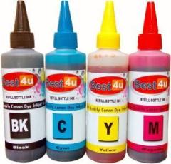 Refill Ink Best4u for hp Cartridges 802, 678, 901, 818, 21, 22, 680, 27, 703, 704, 803, 685, 862, 920, 808, 960 80ml x 4 bottle Multi Color Tri Color Ink Cartridge