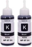 Refill Ink Inkjet Black Twin Pack Ink Bottle