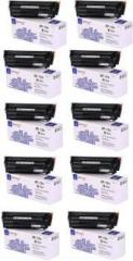 Softly Print 12A TONER CARTRIDGE COMPATIBLE FOR HP PACK OF 10 Black Ink Toner