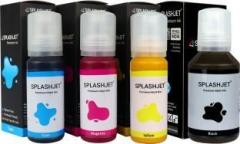 Splashjet 008 Pigment Ink for Epson L15150, L15160, L6550, L6570, L6580 008 Ink Bottle Set Black Twin Pack Ink Bottle