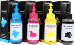 Splashjet Sublimation Ink for Epson Printer L130, L360, L380, L1300 C/M/Y/Bk Black + Tri Color Combo Pack Ink Bottle
