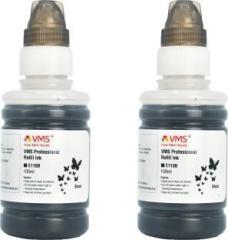 Vms Professional Black Refill Ink for HP, EPSON and All Inkjet Printers 100 ML Black Ink Cartridge