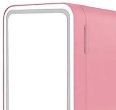 Aswadh 8 Litres Mini Makeup Fridge Portable Dorm Room Beauty Refrigerator Pink