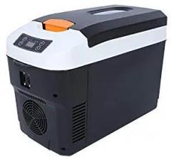 Car 10 Litres Refrigerator, EU Portable Intelligent Digital Display Anti vibrate Mini Fridge With Heat Dissipation Fan, Adjustable Temperature Low Noise Vehicle Freezer For Travel Home Office