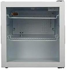 Elanpro 50 Litres Mini Fridge Display Refrigerator, Direct Cool With Glass Door For Hotel Rooms & Personal Space, White