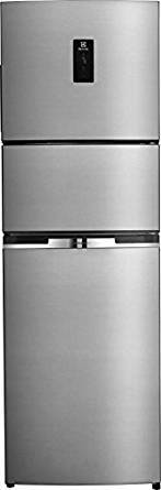 Electrolux 370 Litres Slate Silver Frost Free Triple Door Refrigerator