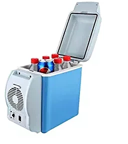 Goreal 7.5 Litres 12V Mini Fridge Cooler/Warmer Refrigerator, Blue