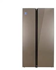 Havells lloyd 587 Litres GLSF590DGGT1GB Graphite Glass Side By Side Refrigerator
