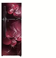 Lg 308 Litres 3 Star Frost Free Double Door Scarlet Dazzle Refrigerator