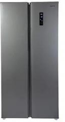 Lifelong 505 Litres Silver Frost Free Side By Side Refrigerator With Inverter Compressor, Large