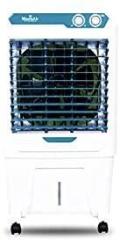 Moonair 85 Litres Plastic Classic Desert Air Cooler For Home, 5 Fin Power Flow Blade With Auto Swing, 4 Way Air Deflection And Powerful Air Throw With High Density Honeycomb Pads, Air Cooler, Desert Air Cooler, Air Cooler For Home; Green & White