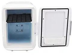 Portable 4 Litres Refrigerators, Large Capacity Cooler Warmer Food Grade Liner Car Refrigerator Input Voltage 12V Small Size For Home