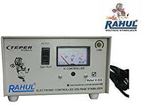 Rahul 90 Litres V 333 C 600 VA/2 AMP 100 290 Volt 1 Refrigerator To 5 Step Auto Matic Voltage Stabilizer