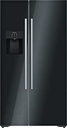 Siemens 636 Litres KA92DSB30 Black Side By Side Refrigerator