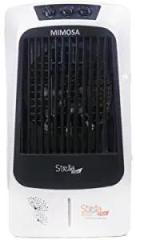 Strella 75 Litres India MIMOSA CN85P Plastic Air Cooler, 4 Side Honeycomb Pad, 25 Ft, 4 Trolley Wheel For Home & Offices