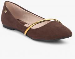 Addons Brown Belly Shoes women