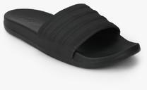 adidas adilette cf  mono black slippers