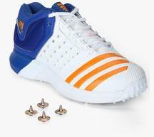 Adidas Adipower Vectorid White Cricket Shoes men