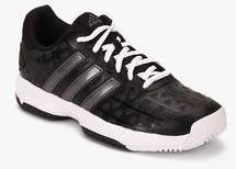Adidas Barricade Club Xj Black Tennis Shoes boys
